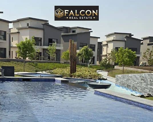 A luxurious villa for sale in a strategic location with a magnificent view, situated in The Crest compound in New Cairo (Fifth Settlement). - Widok 6