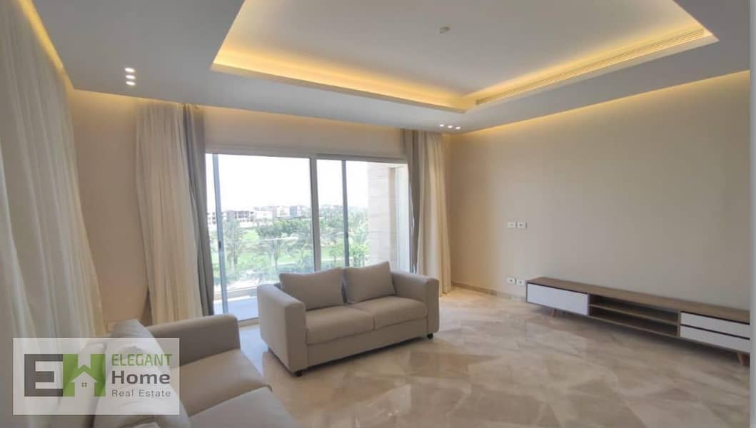 Furnished apartment Golf and pool view in katameya Dunes - Vista 4