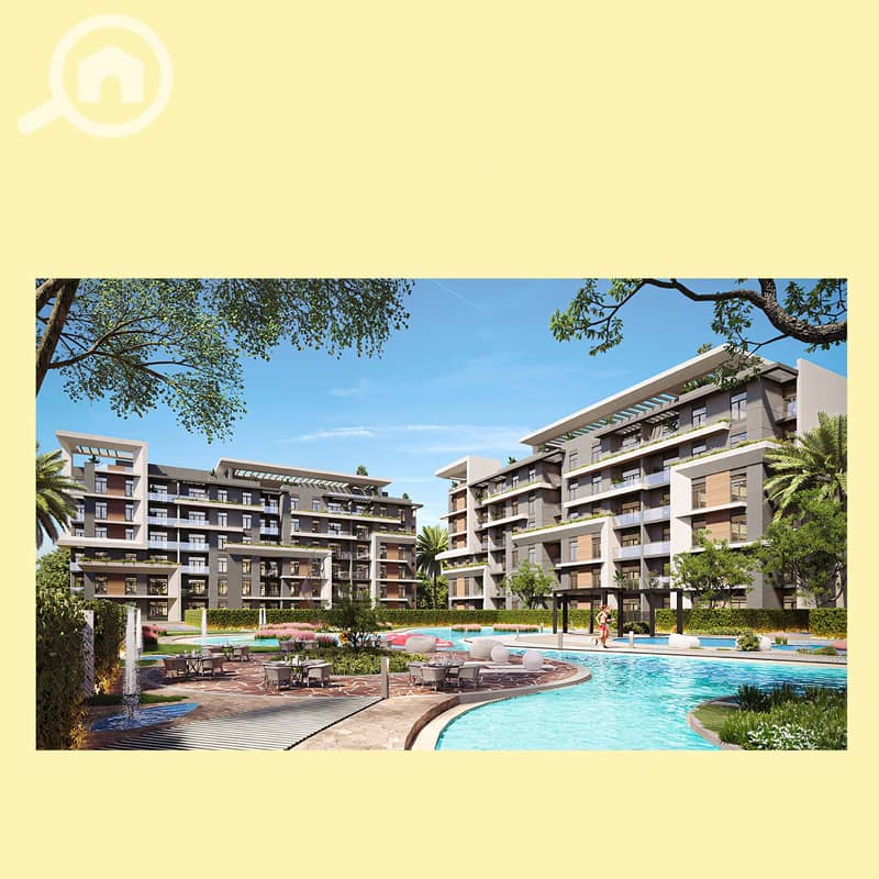 With a down payment of 380,000 and a monthly installment of 25,000 for 7 years, own a 140m apartment with a view of green spaces and lakes in a luxury compound in New Ayoub. - Więcej