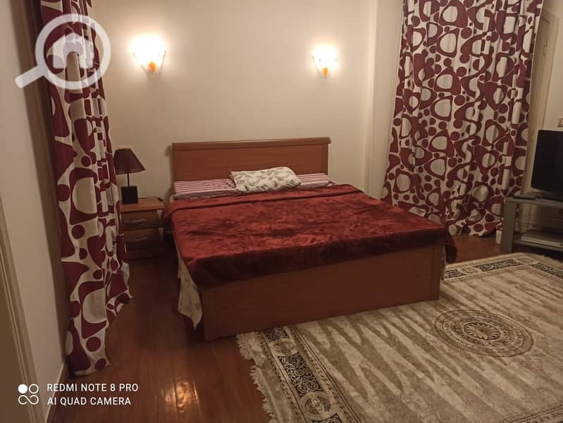 Furnished apartment for rent with modern decor, fully air-conditioned in the first neighborhood of the Fifth Settlement. - Mehr