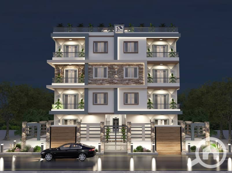 Apartment for sale in Beit Al Watan, October, 190 sq m, semi-finished, immediate delivery - Więcej