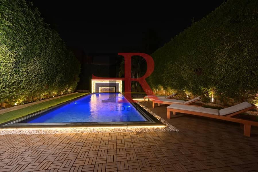 Standalone villa for rent with private pool in al gezira compound new cairo - Bild 3