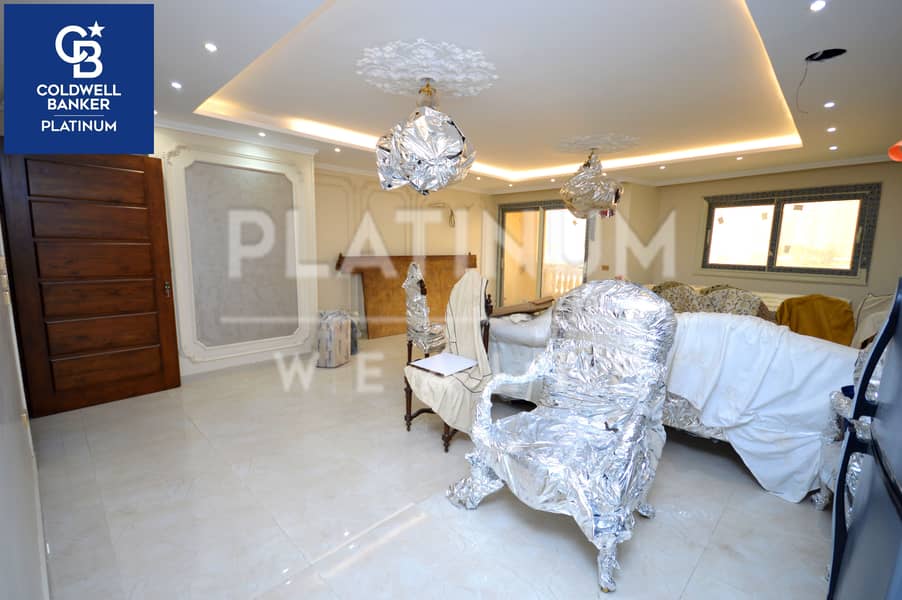 Open view directly onto the tram All utilities included Payment plans Apartment for sale, 218 m, Mostafa Kamel St. , Rushdi - Widok 3