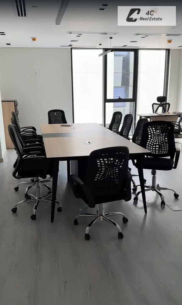 Administrative office for rent ready for immediate operation ultra super lux finishing direct view on South 90 Street in Hyde Park Fifth Settlement – pohled 6