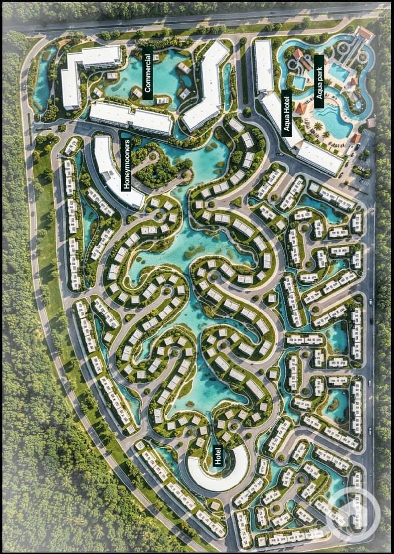 With a 10% down payment and a repayment period of up to 10 years, own a chalet in Sidi Abdel Rahman, North Coast, kilometer 127. Start your investment and enjoy an unforgettable summer in the best areas of the coast. - Aanzicht 3