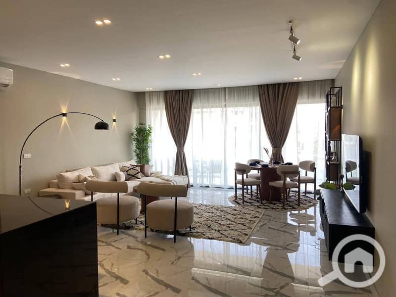 Apartment for rent in new cairo fifth settlement Lakeview Residence compound - Widok 2