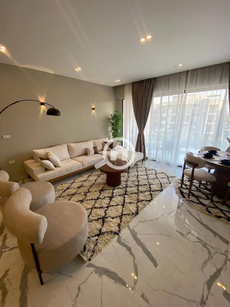 Apartment for rent in new cairo fifth settlement Lakeview Residence compound - Widok 3