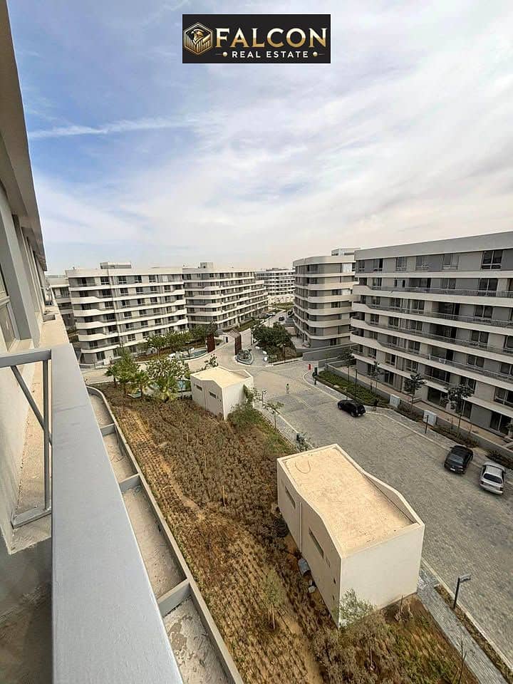 3-bedroom apartment (149 sqm) for sale—ready for immediate delivery—with a north-facing aspect. Located in the Bloomfields compound by Tatweer Misr - Mehr