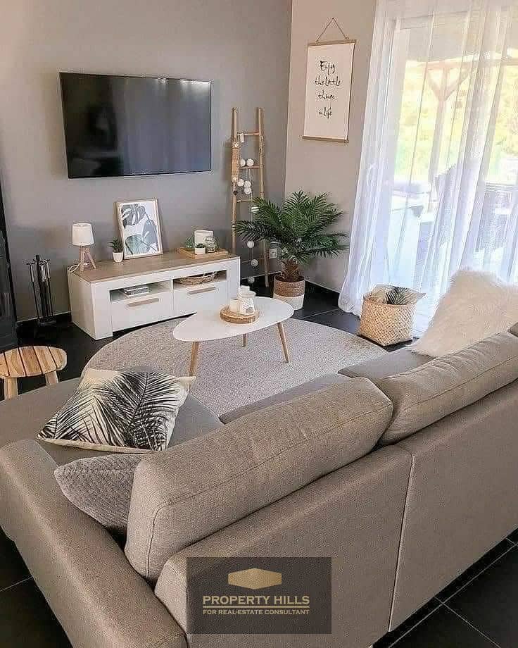 Receive a fully finished two-bedroom chalet with air conditioning in Swan Lake, El Gouna, on the beach. - Ansicht 4