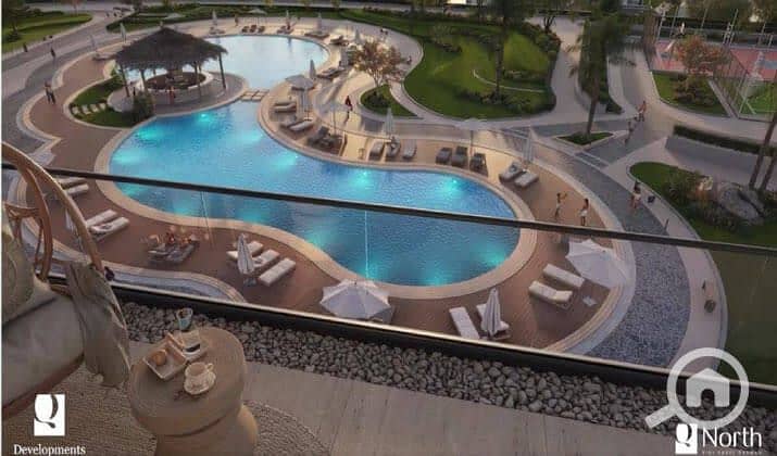 lowest price 3 bed chalet in sidi abd el rahman delivery just one year fully finished and furnished with acs - Ansicht 5