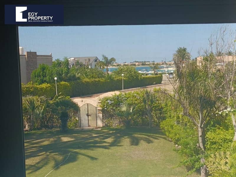 Direct on Lagoon Fully Finished and Furnished Villa for Sale in Marina 6 - North Coast - Mehr