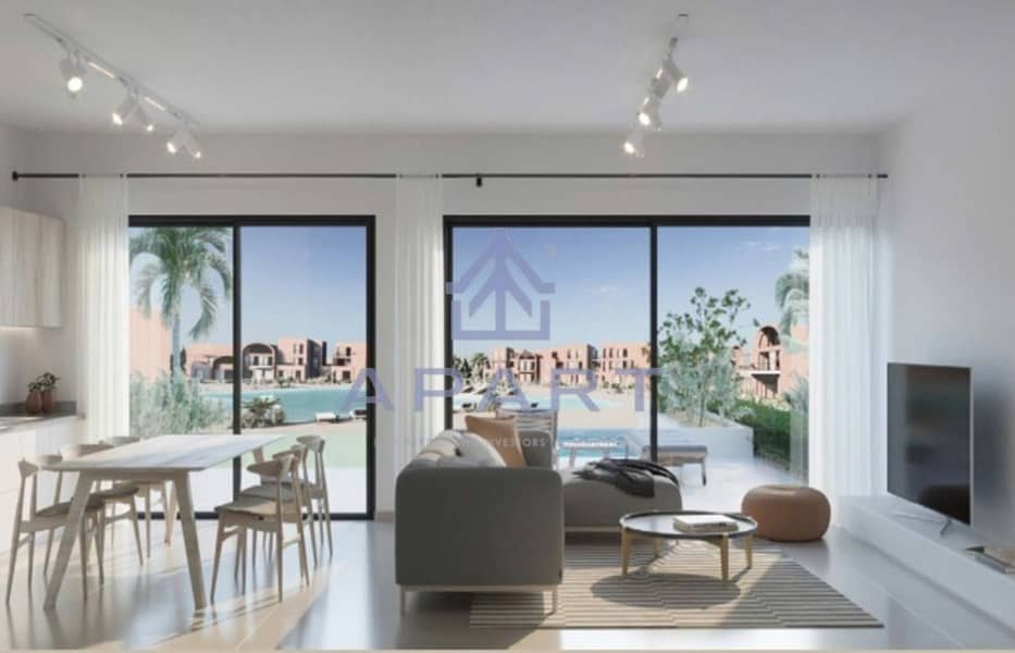 LOWEST 2BEDROOM OVERLOOKING LAGOON FOR SALE -KAMARAN- GOUNA- RED SEA- FOR SALE - NEW GOUNA - Mehr