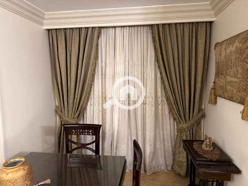 Furnished apartment for rent in Degla Maadi, area 200 m - Fler