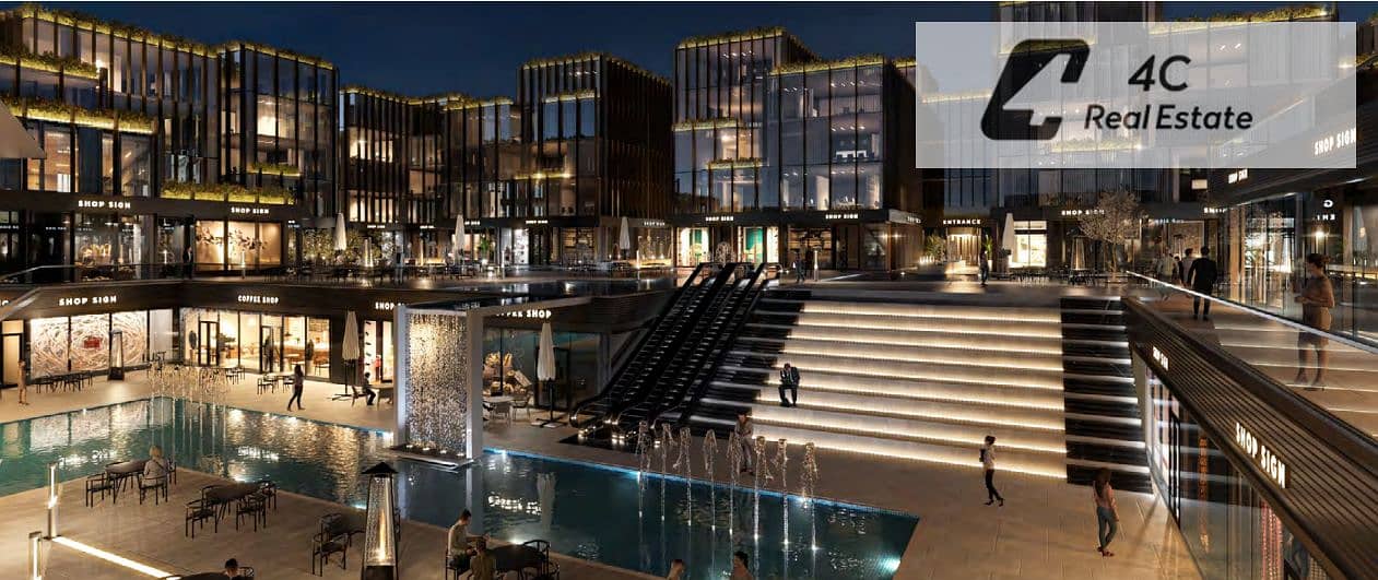 Office 65 m for sale ready to move Front of waterway2 Direct on north 90 in prk vie, golden square, 5th settlement - Więcej