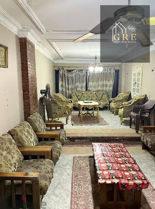 A distinctive apartment for sale, 130 sqm, fully finished, with a strategic location in the 3rd District 6 October, near Al-Hosari and two minutes from the Central Axis and the Kafr El-Sheikh Axis. - Ansicht 3