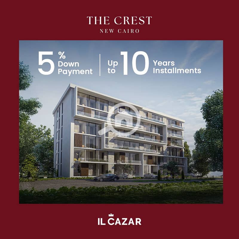 Apartment for sale in the Fifth Settlement on South Teseen Street, directly facing the Hyde Park compound and near Al-Nawadi Street; available with a – pohled 3