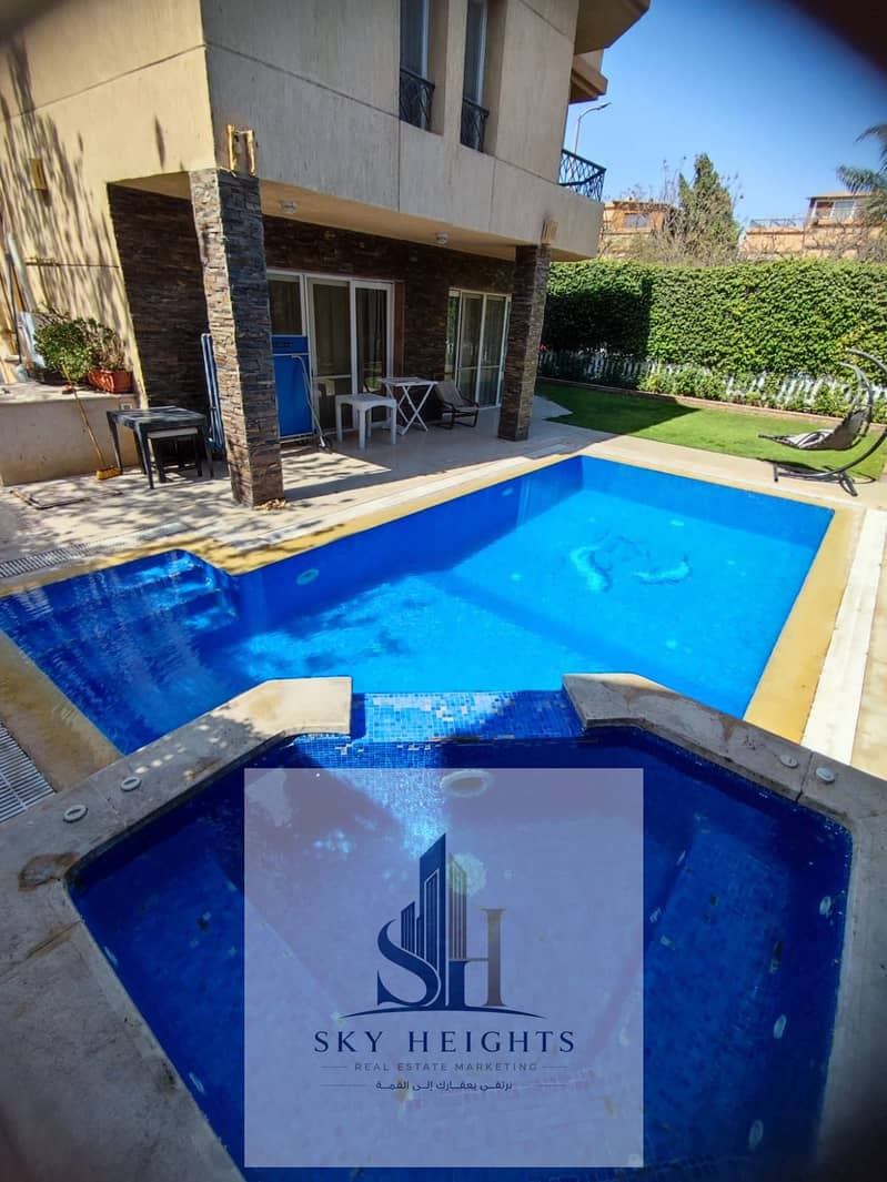Modern villa for rent in Al Rehab, a unique opportunity for upscale living within Al Rehab City. This standalone villa, model D1, has been fully renov - Widok 2