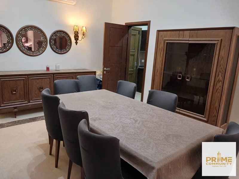 Furnished townhouse for rent in El Patio Zahraa Compound, Sheikh Zayed City Located opposite Al Ahly Club - Ansicht 3