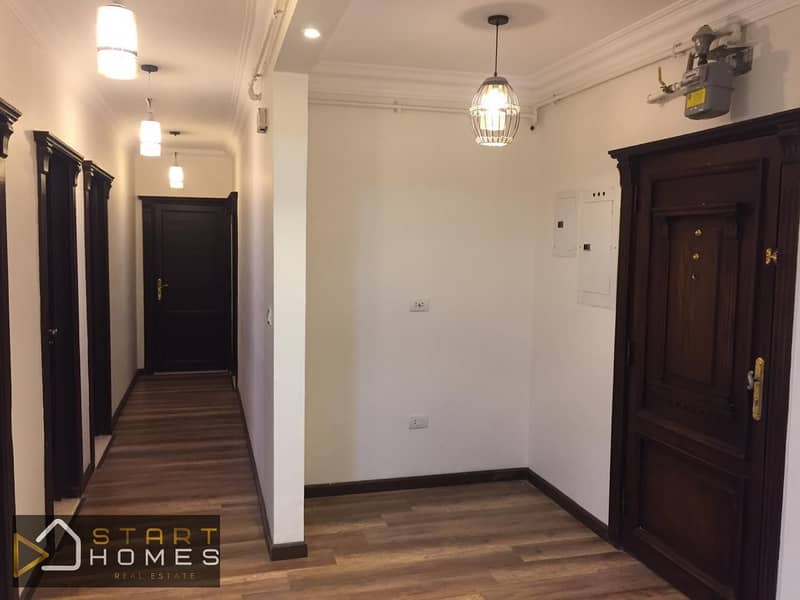 Ground-floor apartment with a garden for sale in Al Rehab, New Cairo; superb location and true north-facing orientation - Vista 6