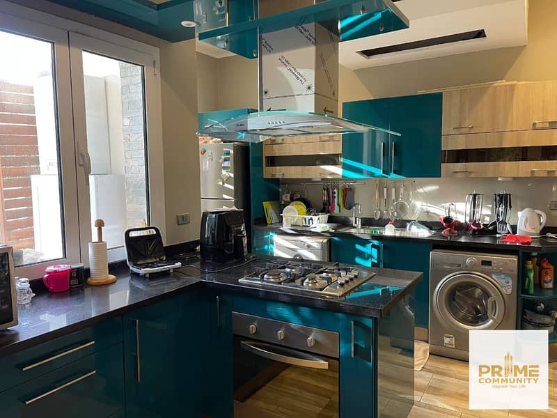 Premium Rental with Kitchen & ACs Modern Townhouse for Rent in Westown SODIC Sheikh Zayed – Features a 110 m Private Garden & Full Central AC/Heating - Więcej