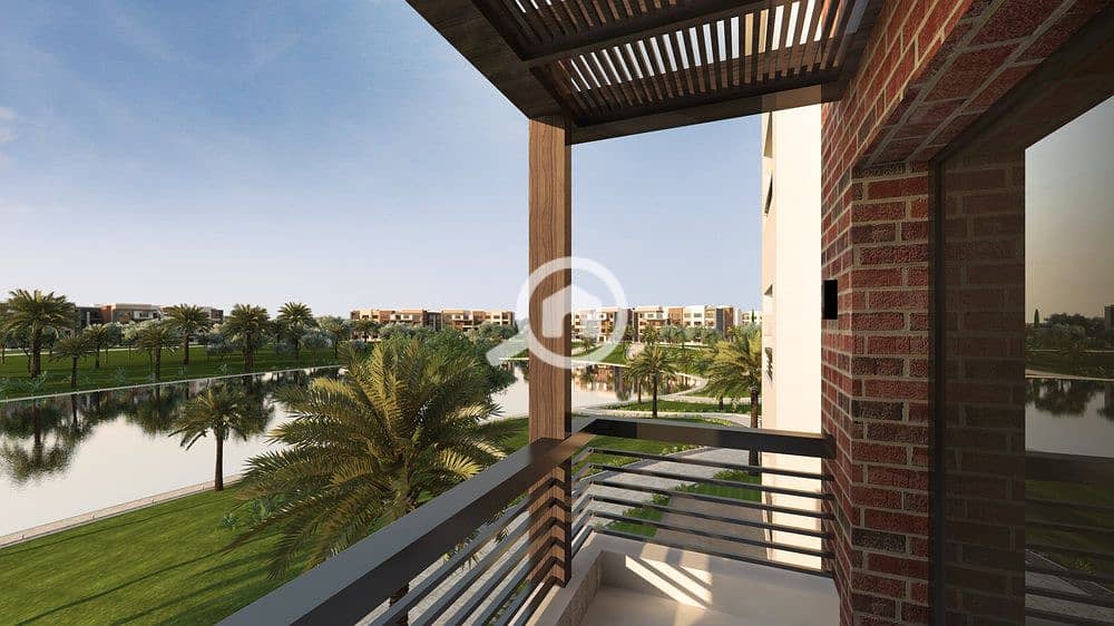 land villa for sale in new giza compound golf view land 750 sqm - Plus