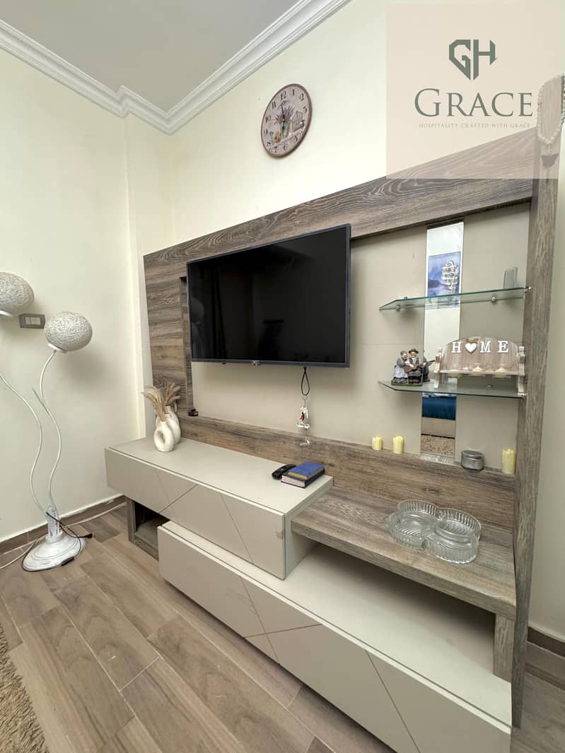 Hotel Apartment for rent at wessal and new cairo daily and monthly Prime location at wessal Fully equipped furnished rental apartment – další