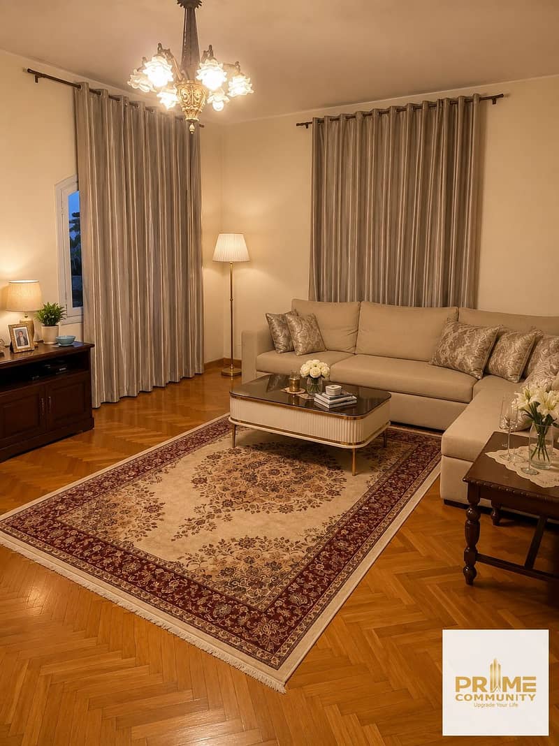 A highly distinctive, prime standalone villa available for rent in the Al-Nasayem Compound, 6th of October City. This property features a north-facing - Bild 2