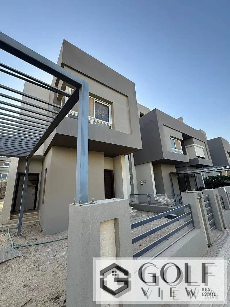 For sale: Lowest price for a 400 m² twin house in the Itaba City Edge compound in Sheikh Zayed, featuring a distinctive, unobstructed view of the land - Widok 4