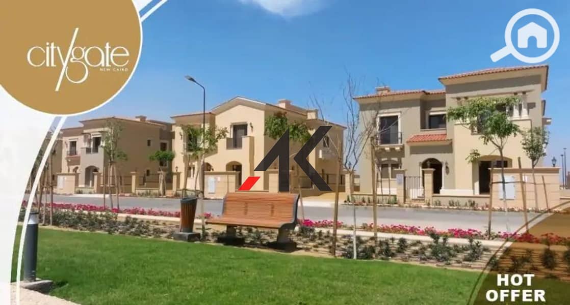 Prime Location Town Quattro villa For Sale in City gate - New Cairo - Ansicht 3