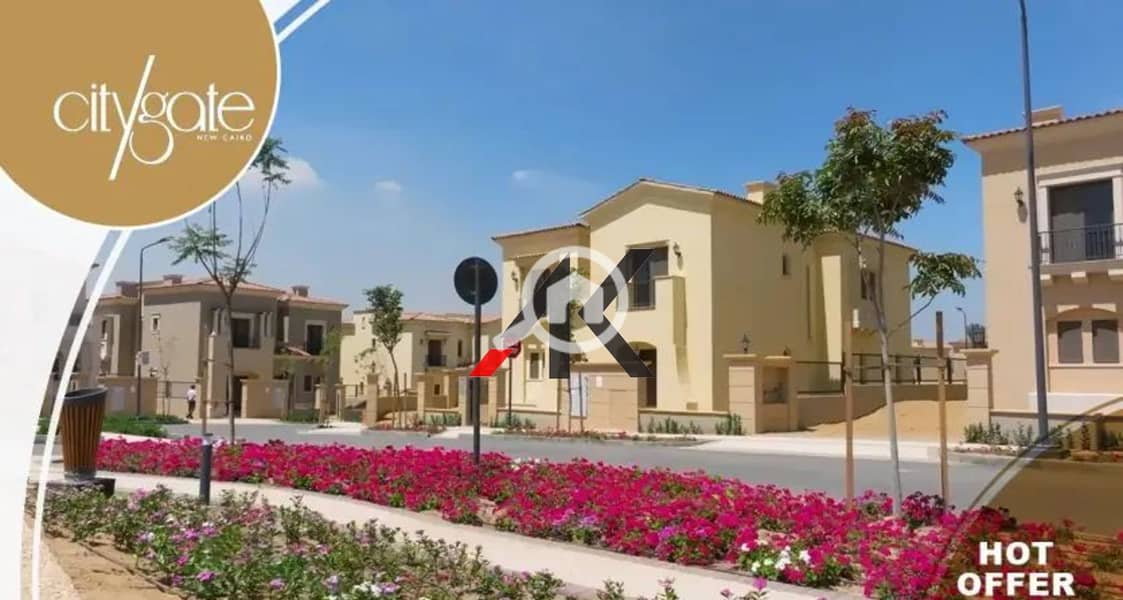 Prime Location Town Quattro villa For Sale in City gate - New Cairo - Mehr