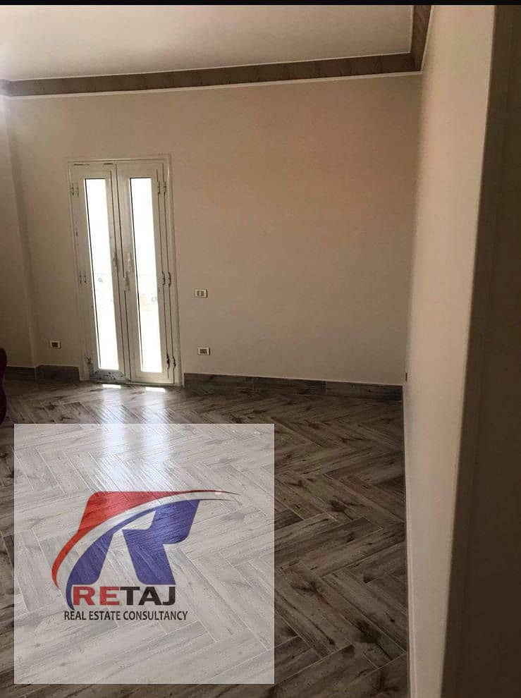 Apartment for rent, first occupancy, in Al Yasmin Villas, First Settlement, with an area of 250 square meters and a super deluxe finish, at a price - Mehr