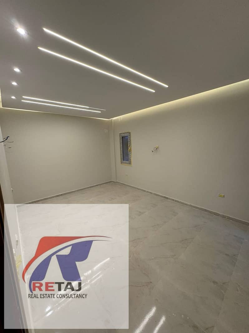 Brand new apartment for rent in Paradise Compound, Fifth Settlement, with ultra-super-lux finishing. 155 square meters, priced at 18,000 EGP per month - Widok 2