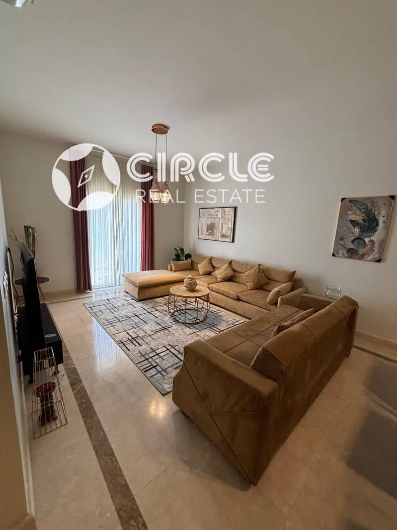 Fully Finished & Furnished 140m Apartment For Rent In Mivida Boulevard Emaar 5th Settlement New Cairo Near AUC With Open View – pohled 3