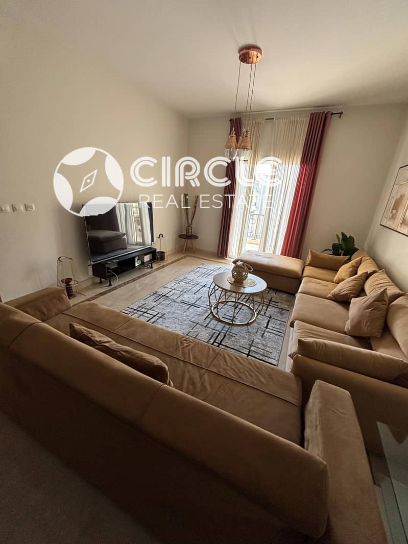 Fully Finished & Furnished 140m Apartment For Rent In Mivida Boulevard Emaar 5th Settlement New Cairo Near AUC With Open View – pohled 4