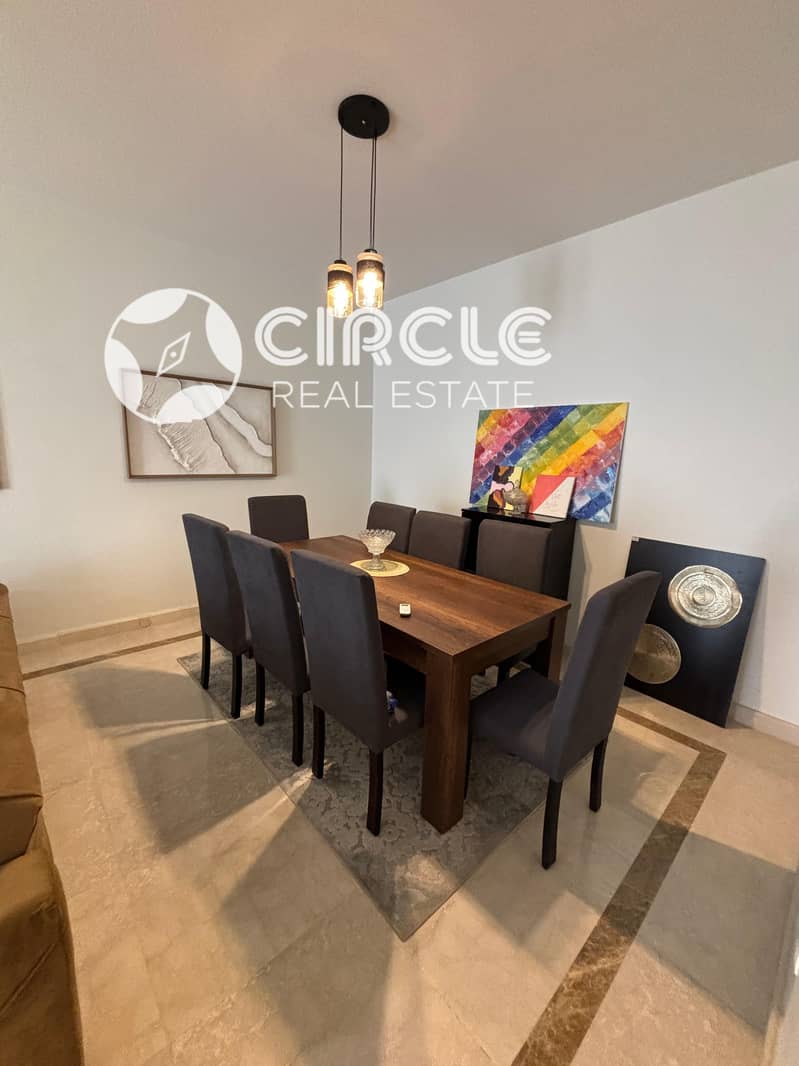 Fully Finished & Furnished 140m Apartment For Rent In Mivida Boulevard Emaar 5th Settlement New Cairo Near AUC With Open View – pohled 5