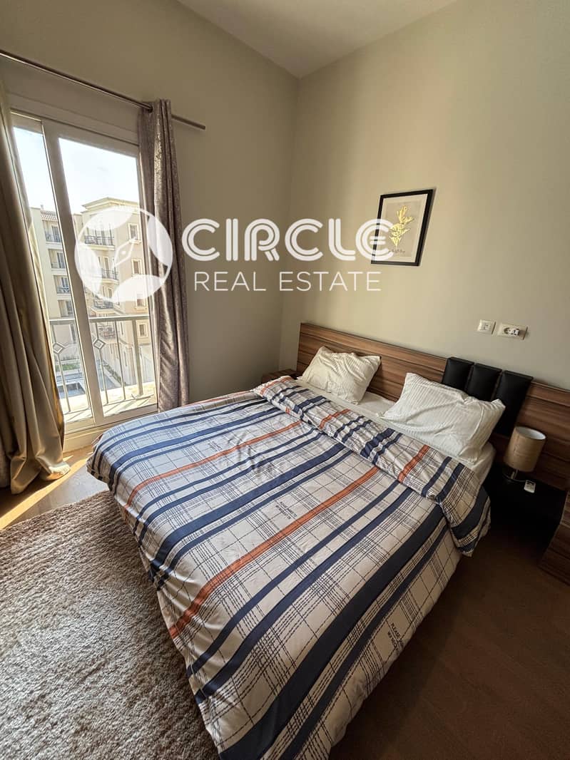 Fully Finished & Furnished 140m Apartment For Rent In Mivida Boulevard Emaar 5th Settlement New Cairo Near AUC With Open View – pohled 6