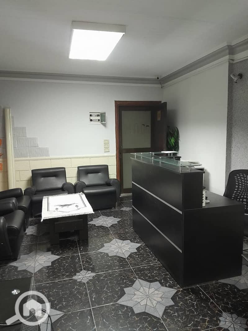 Furnished office for companies 140m Abbas Al Akkad Main Street, Nasr City 45 thousand monthly - Vista 4