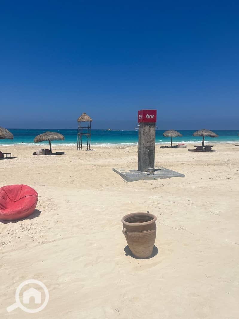 Chalet for sale, 85 m, two bedrooms + two bathrooms, lagoon view, in a good location in lyv Ras Al Hikma - Widok 4