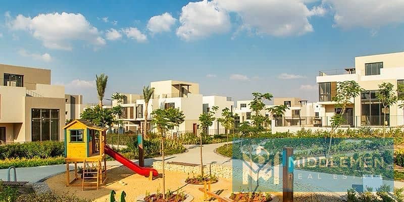 town house middle 234m Prime location view on Landscape Ready to Move sodic east el shrouk - Więcej