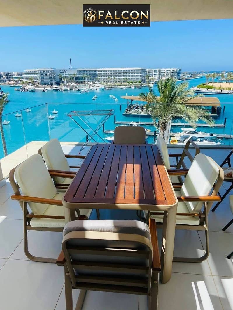 Fully finished twin house +private garden, first row on the sea, with special discount in Telal Sidi Abdelrahman. - Widok 5