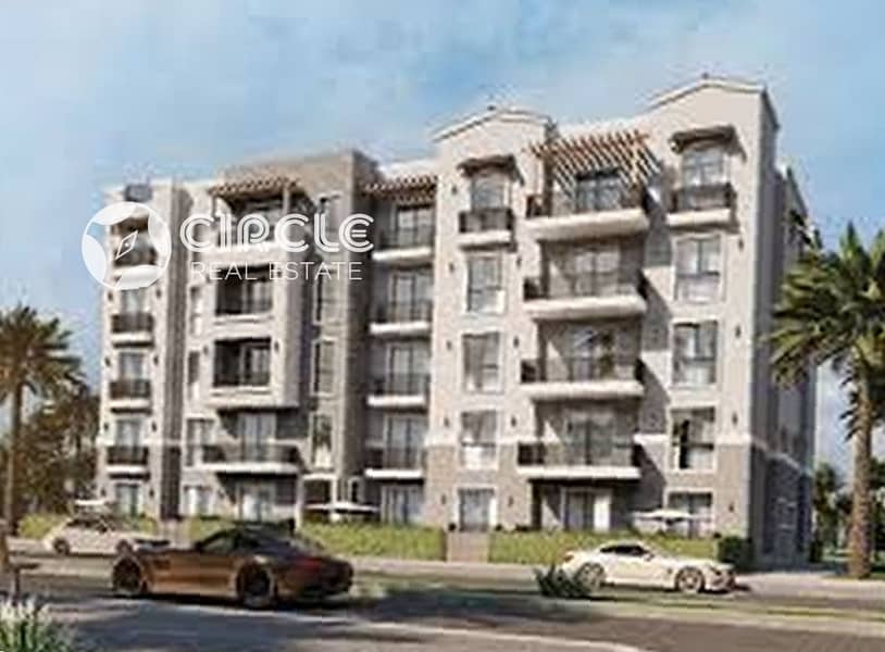 120m Apartment For Sale In Hyde Park Central 5th Settlement New Cairo Near AUC With Open View - Widok 6