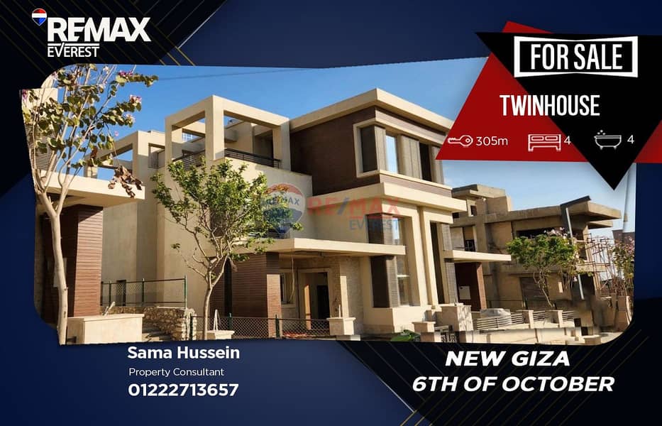 Twin House for Sale in Kings Range – New Giza – pohled 2