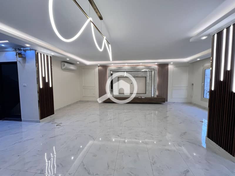 350 meters of office space on the first floor for rent for large companies, steps from the League of Arab States. - Vista 2