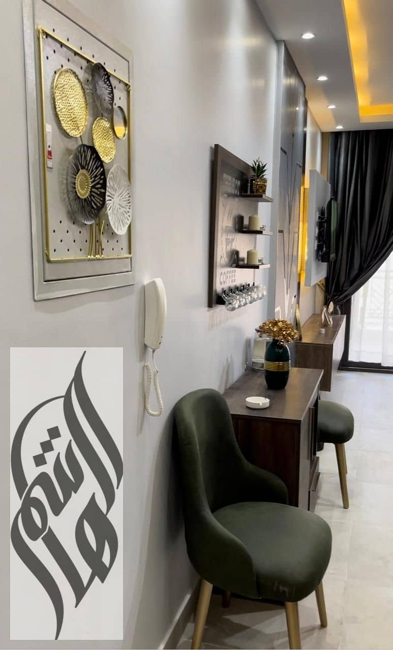 Luxury furnished 2-bedroom apartment with private garden, first occupancy, premium finishing, fully AC, close to services and mosque. – pohled 6