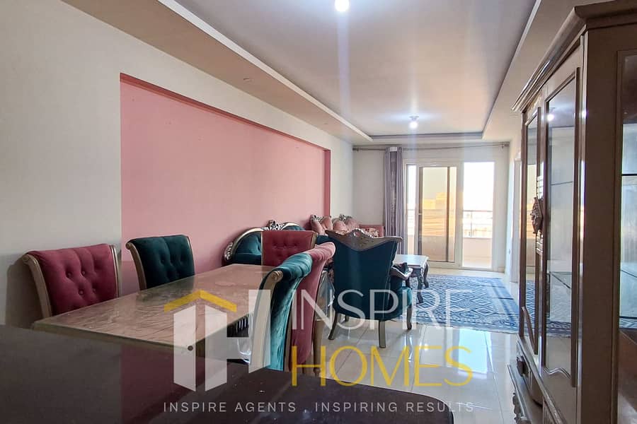130m furnished with water pumps, 3 rooms, a reception, and 2 bathrooms at Zewail Square - Ansicht 4