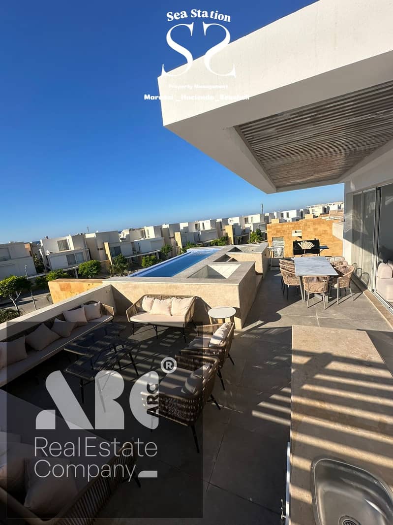 Luxury Villa for Rent in Seashell Sidi Abdelrahman | 4 Bedrooms | Jacuzzi - Widok 3