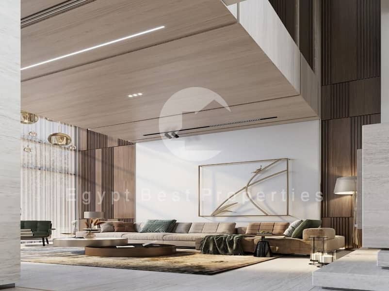 FOR SALE DUPLEX WITH PRIVATE GARDEN AT A PRIME LOCATION WATER WAY NEW CAIRO WITH BEST PRICE - Widok 6