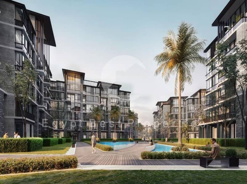 FOR SALE DUPLEX WITH PRIVATE GARDEN AT A PRIME LOCATION WATER WAY NEW CAIRO WITH BEST PRICE - Więcej