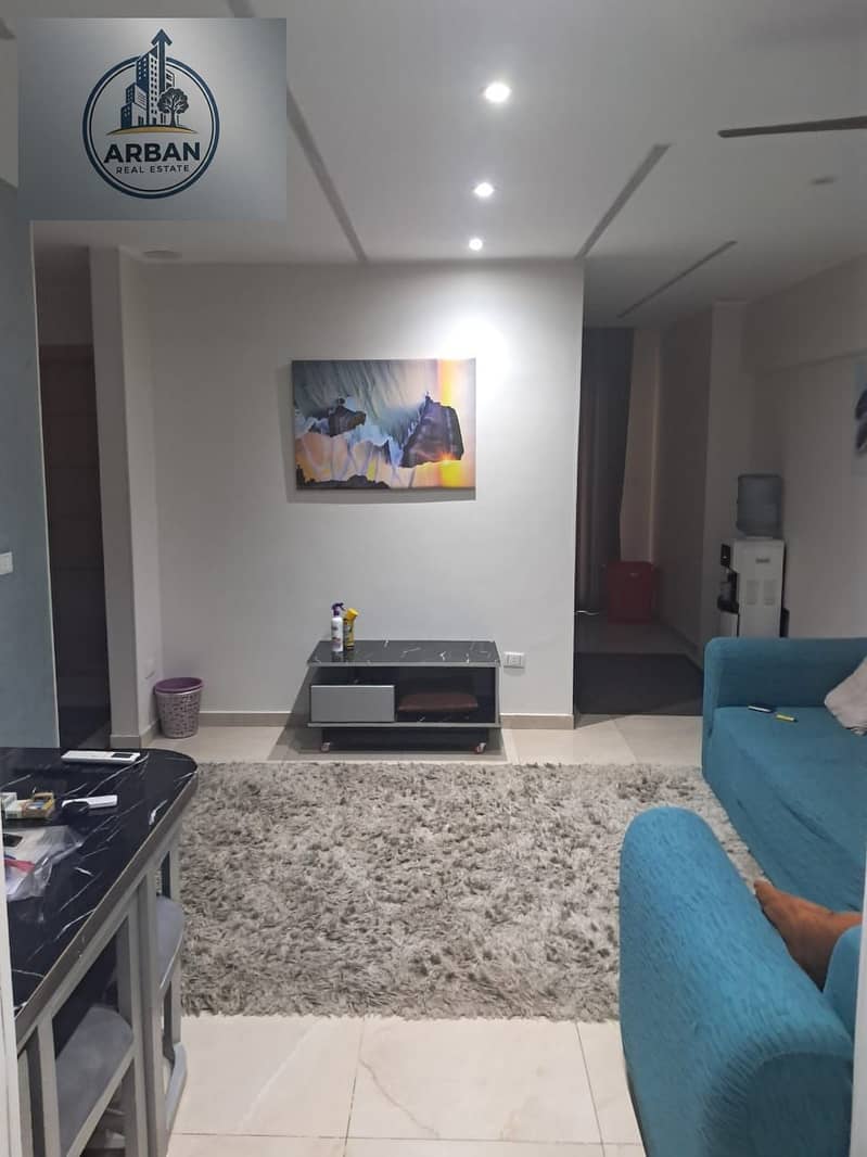 For rent: furnished hotel apartment in Zahraa Maadi, Rayhana Avenue compound, in front of Wadi Degla club, a prestigious and distinctive location close to amenities. - Ansicht 2