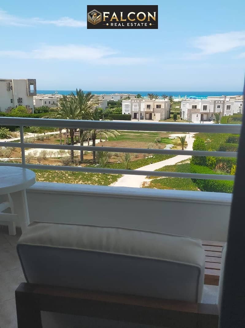 First-row beachfront chalet (30% discount) with VIP finishing for sale in Bianchi Village, Sidi Abdel Rahman, North Coast - Ansicht 2
